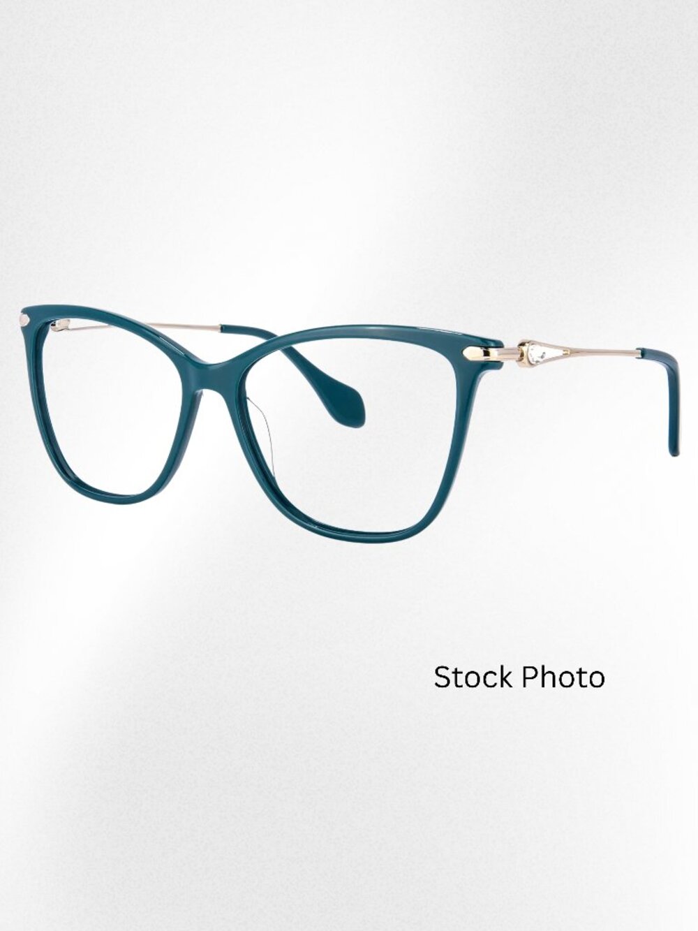 Dark Teal & Gold Glasses FIRMOO